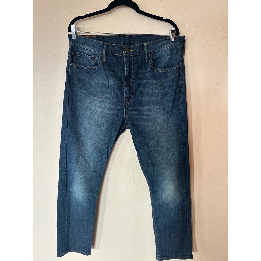 Levis 510 Skinny Fit Jeans Mens 36x30 Medium Wash Blue Denim Pants